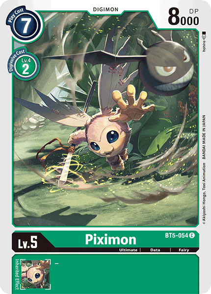 BT5-054C Piximon - Volution Cards and Collectables