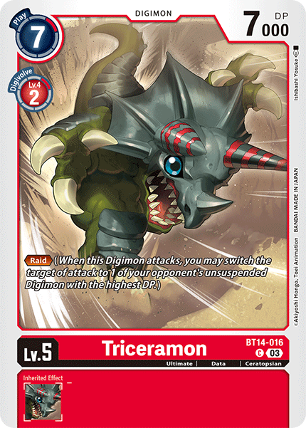 BT14-016C Triceramon