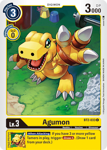 BT2-033C Agumon - Volution Cards and Collectables