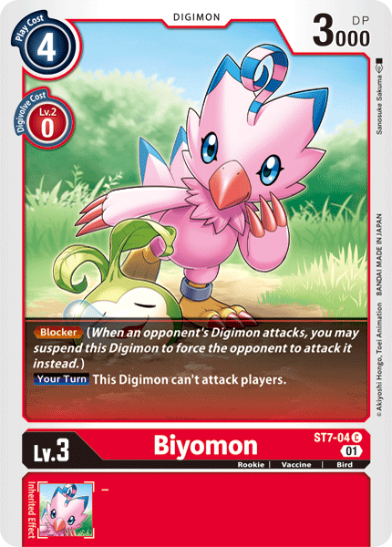 ST7-04C Biyomon - Volution Cards and Collectables