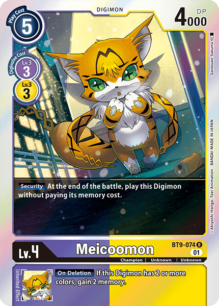 BT9-074R Meicoomon - Volution Cards and Collectables