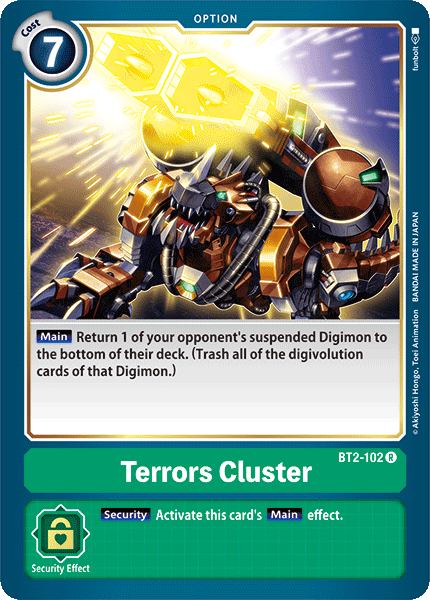 BT2-102R Terrors Cluster - Volution Cards and Collectables