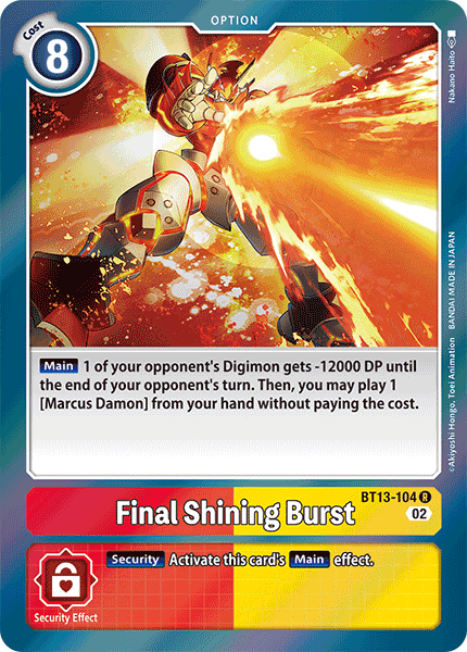 BT13-104R Final Shining Burst