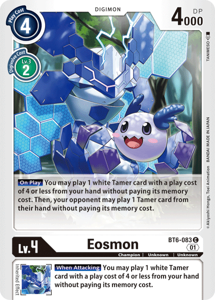 BT6-083C Eosmon - Volution Cards and Collectables