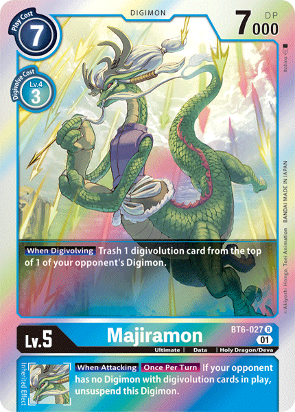 BT6-027R Majiramon - Volution Cards and Collectables