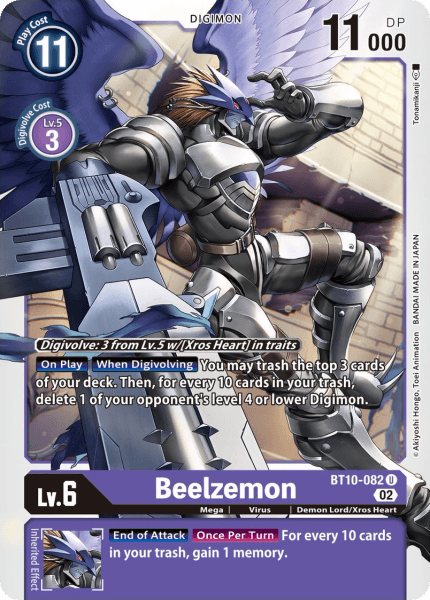 BT10-082UC Beelzemon - Volution Cards and Collectables