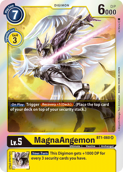 BT1-060SR MagnaAngemon - Volution Cards and Collectables