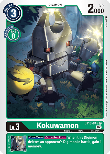 BT10-045C Kokuwamon - Volution Cards and Collectables