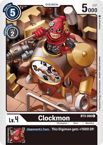 BT3-066C Clockmon - Volution Cards and Collectables