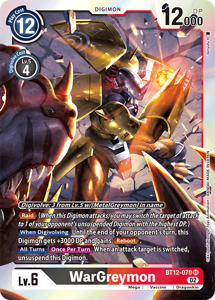 BT12-070SR WarGreymon