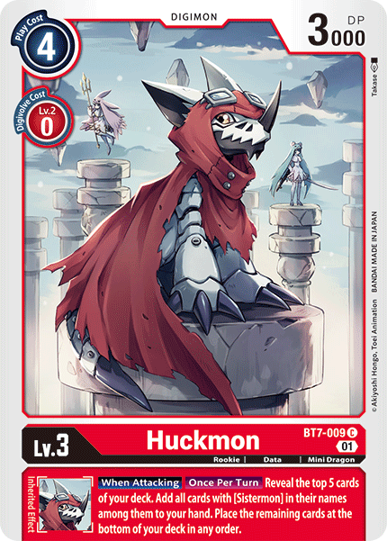 BT7-009C Huckmon - Volution Cards and Collectables