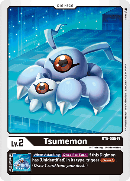 BT5-005UC Tsumemon - Volution Cards and Collectables