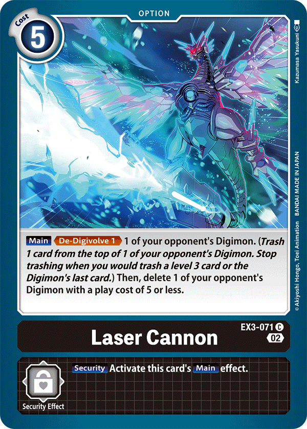 EX3-071C Laser Cannon - Volution Cards and Collectables