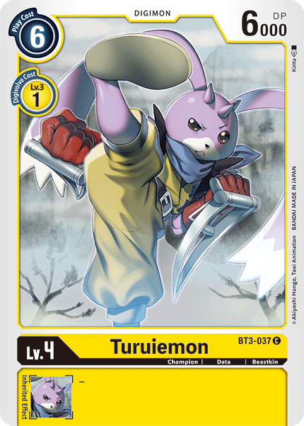 BT3-037C Turuiemon - Volution Cards and Collectables