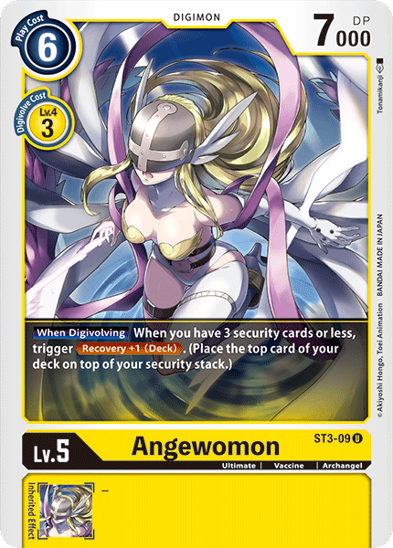 ST3-09UC Angewomon - Volution Cards and Collectables