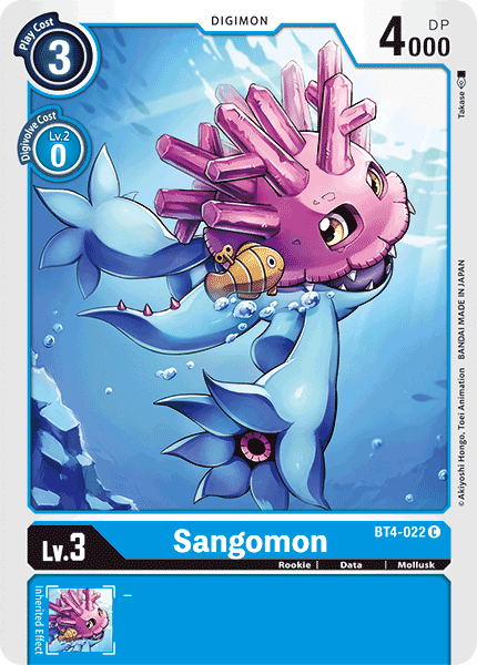 BT4-022C Sangomon - Volution Cards and Collectables