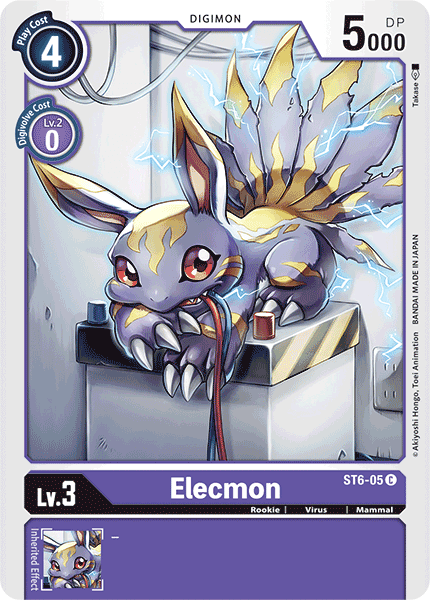 ST6-05C Elecmon - Volution Cards and Collectables