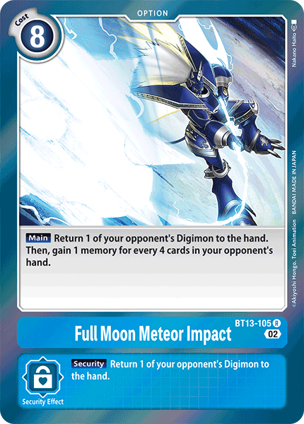 BT13-105R Full Moon Meteor Impact