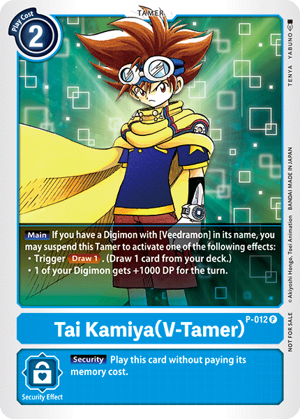 P-012 Tai Kamiya(V-Tamer) - Volution Cards and Collectables