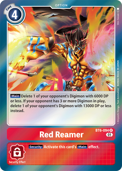 BT6-094R Red Reamer - Volution Cards and Collectables