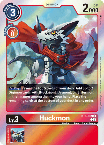 BT6-009R Huckmon - Volution Cards and Collectables