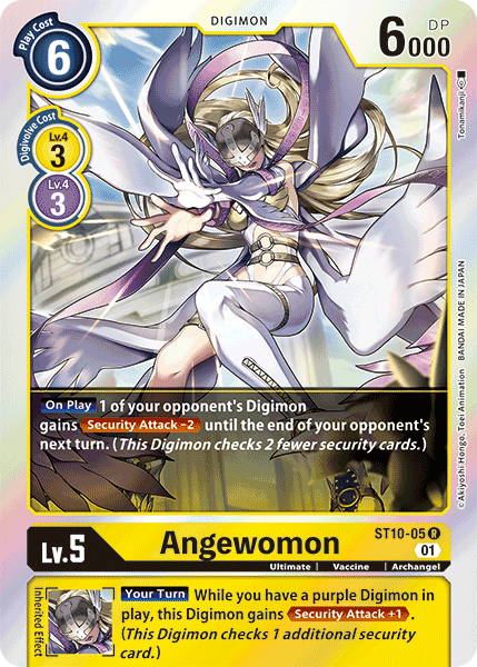 ST10-05R Angewomon - Volution Cards and Collectables