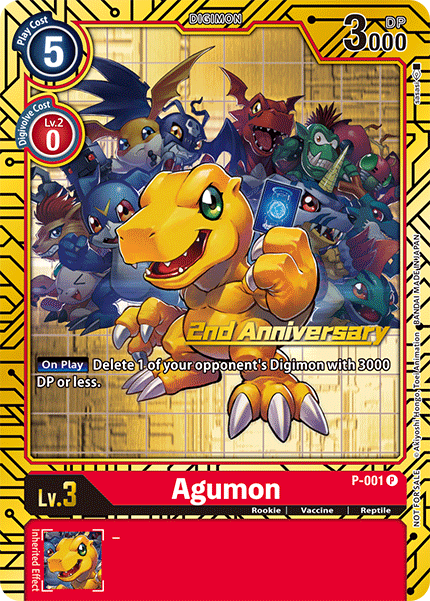 P-001 Agumon (Alternate Art) [2nd Anniversary Set]