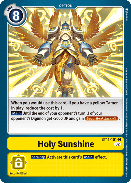 BT11-101C Holy Sunshine - Volution Cards and Collectables