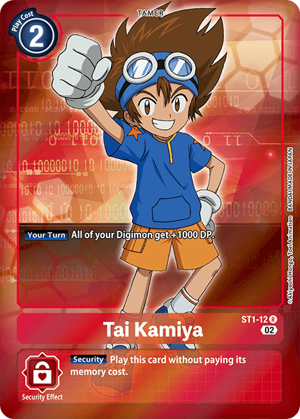 ST1-12R Tai Kamiya (Alternate Art) - Volution Cards and Collectables