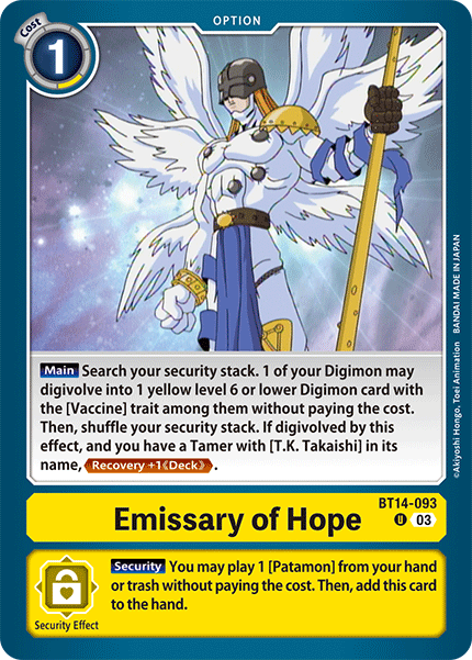 BT14-093UC Emissary of Hope