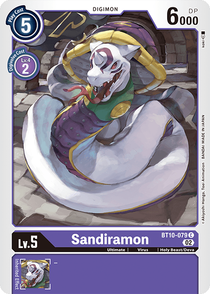 BT10-079C Sandiramon - Volution Cards and Collectables