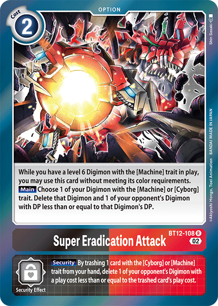 BT12-108R Super Eradication Attack