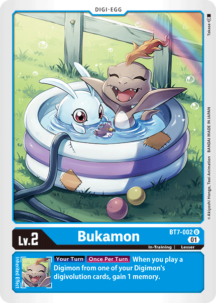 BT7-002UC Bukamon - Volution Cards and Collectables