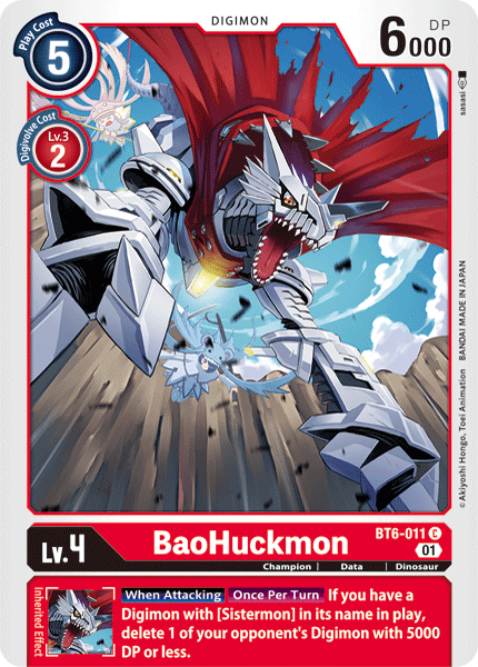 BT6-011C BaoHuckmon - Volution Cards and Collectables