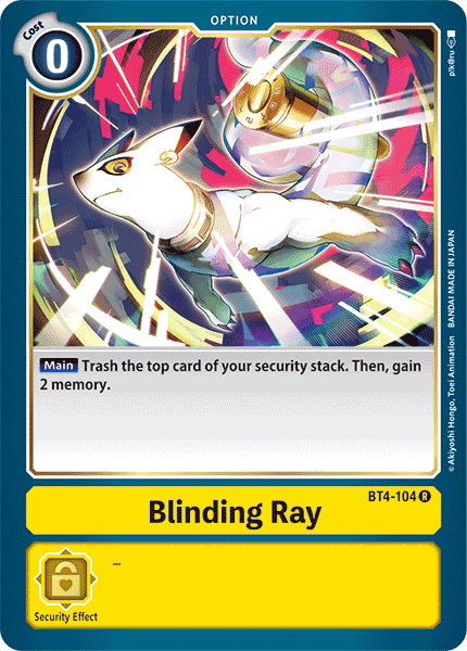 BT4-104R Blinding Ray - Volution Cards and Collectables