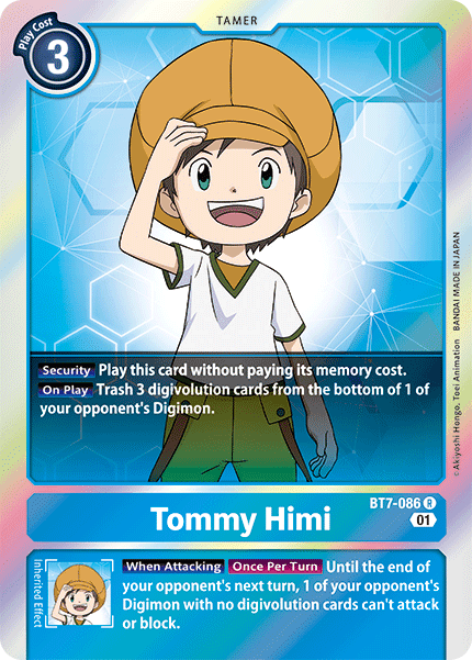 BT7-086R Tommy Himi - Volution Cards and Collectables