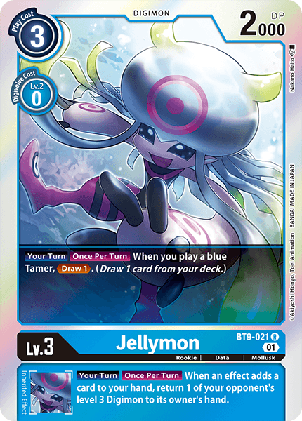 BT9-021R Jellymon - Volution Cards and Collectables