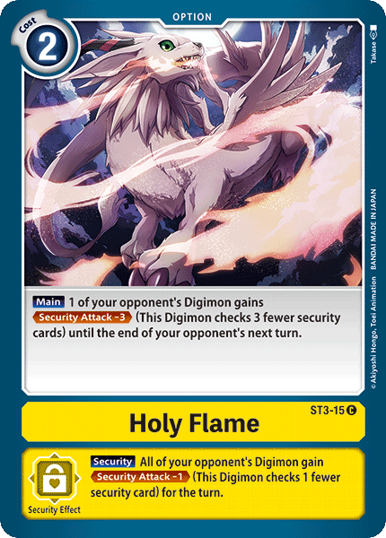 ST3-15C Holy Flame - Volution Cards and Collectables