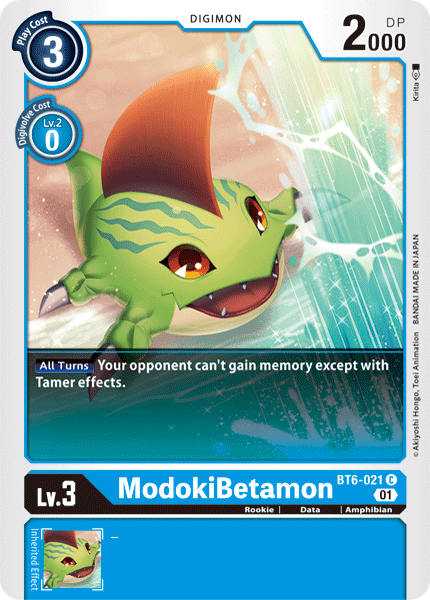 BT6-021C ModokiBetamon - Volution Cards and Collectables