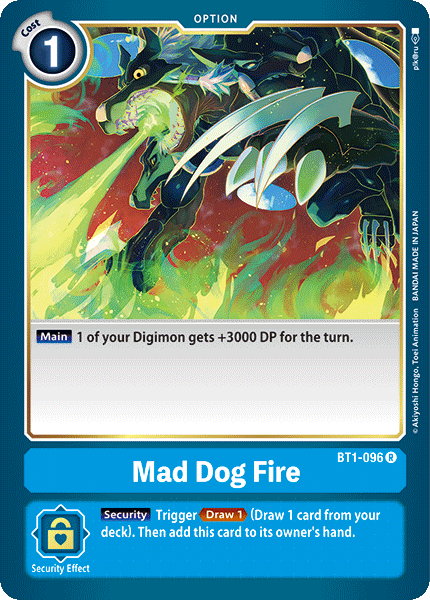 BT1-096R Mad Dog Fire - Volution Cards and Collectables