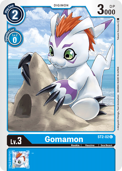 ST2-02C Gomamon - Volution Cards and Collectables