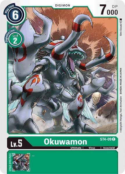 ST4-09C Okumamon - Volution Cards and Collectables