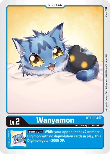 BT1-004UC Wanyamon - Volution Cards and Collectables