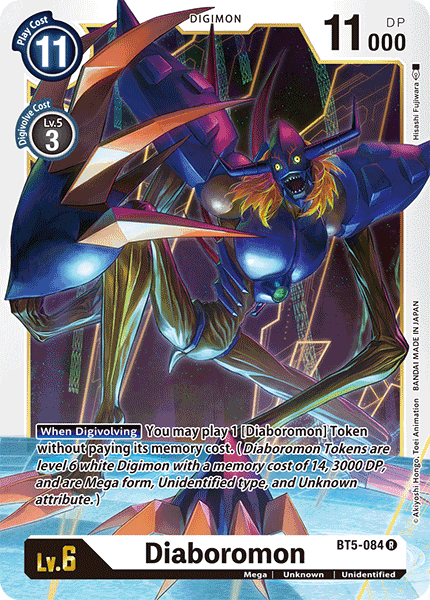 BT5-084R Diaboromon - Volution Cards and Collectables