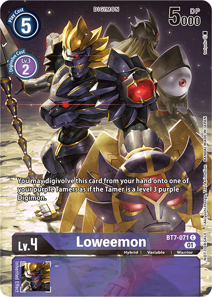 BT7-071C Loweemon (Alternate Art) [2nd Anniversary Set]