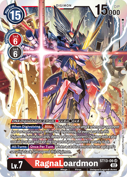 ST13-06SR RagnaLoardmon - Volution Cards and Collectables