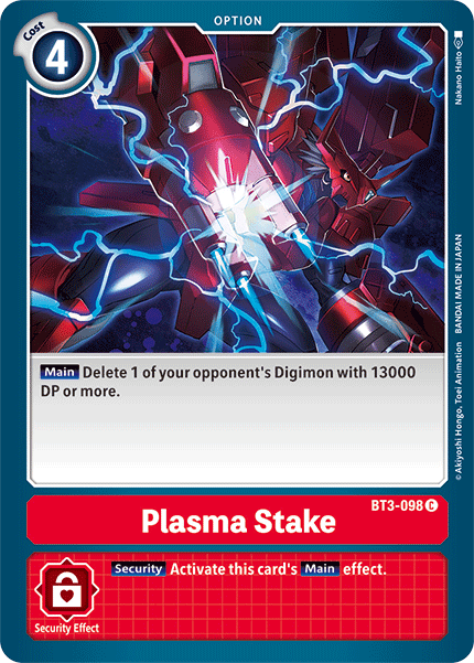 BT3-098C Plasma Stake - Volution Cards and Collectables