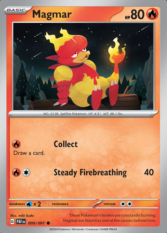 009/091 - Magmar - Paldean Fates