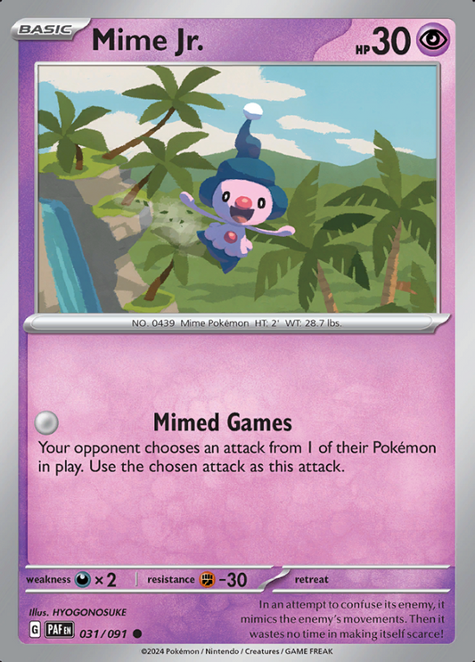 031/091 - Mime Jr. - Paldean Fates