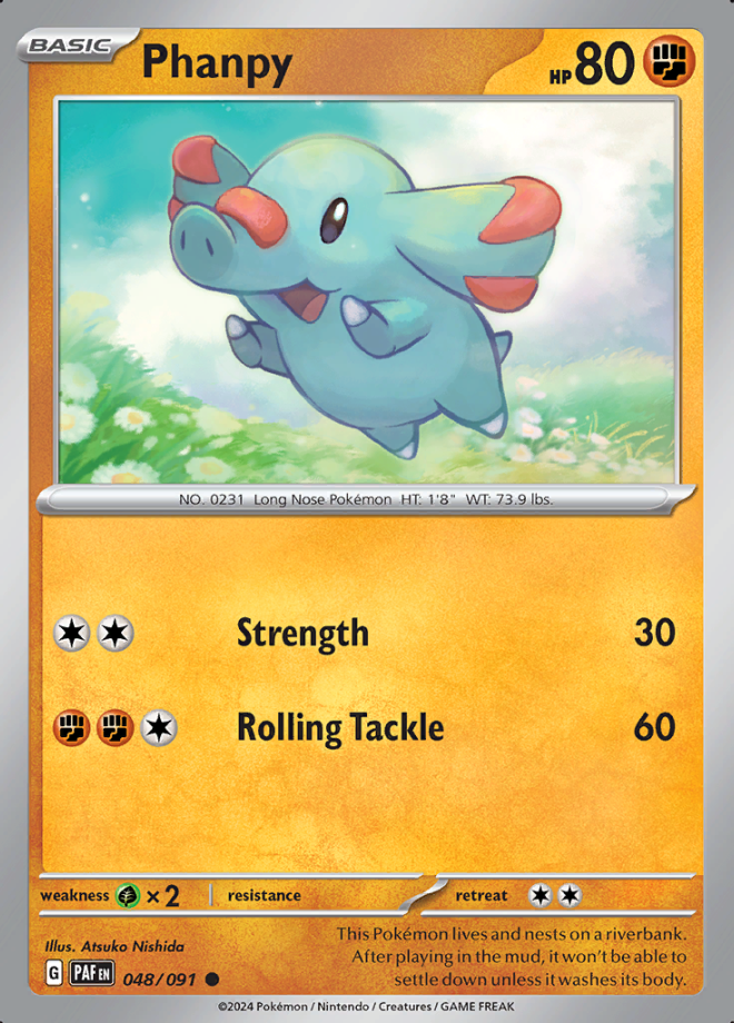 048/091 - Phanpy - Paldean Fates